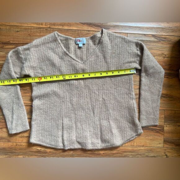 Pure Collection Cashmere Sweater in Brown sz 12 RUNS SMALL - Picture 7 of 13